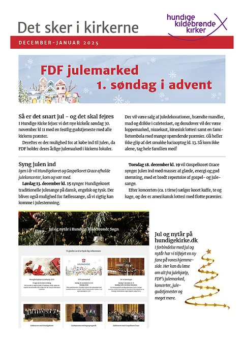 Bladforside med foto og tekst på ny kirketjener