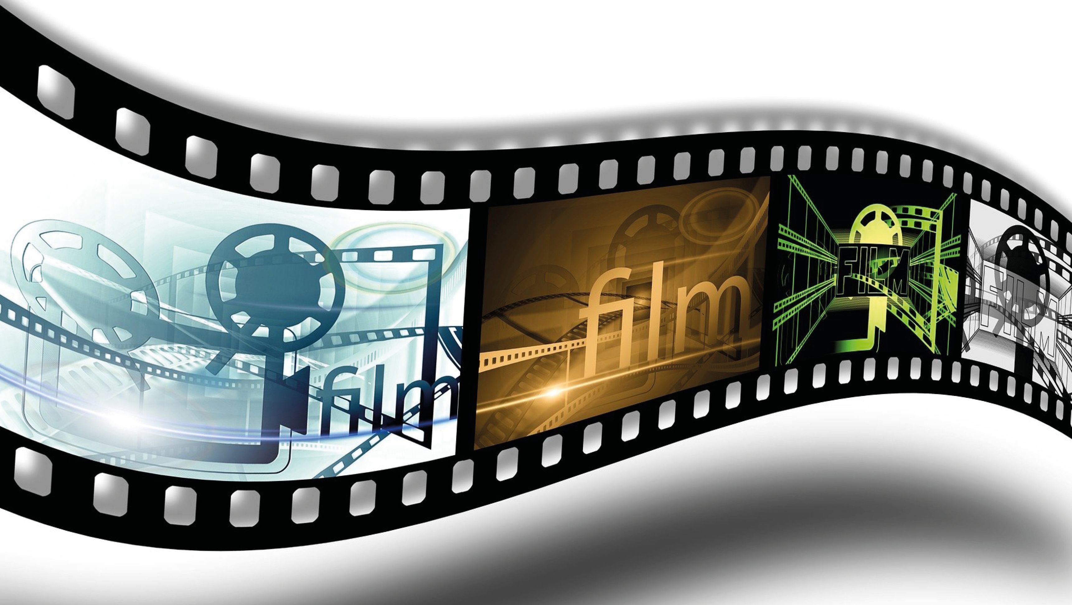Filmstribe med forskellige motiver i.